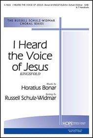 I Heard the Voice of Jesus SAB choral sheet music cover Thumbnail